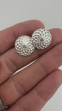 Ornament Diamond Stud Earrings